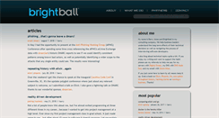 Desktop Screenshot of brightball.com