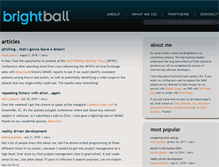 Tablet Screenshot of brightball.com